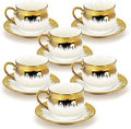 6 Pack 3.2oz Espresso Cups by YourLifeCollector