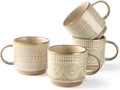 GBhome 16 oz Coffee Mugs Set of 4, Stackable Ceramic Coffee Cups Set | Modern by GBhome