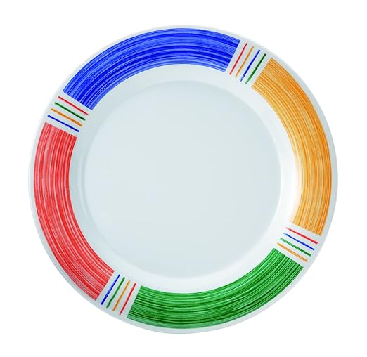 G.E.T. 9" Heavy-Duty Wide Rim Melamine Dessert Plate (Set of 4)