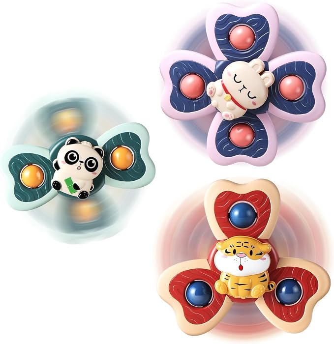 Suction Cup Spinner Airplane Travel Toys by ALASOUdedicatedforbabies