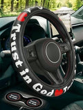 Christian Trust in God Steering Wheel Cover by Unknown