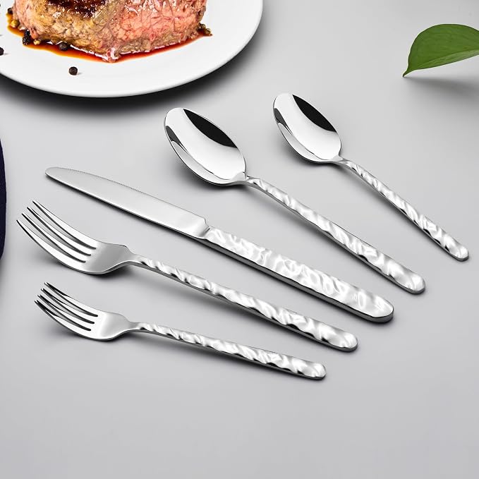NICE KITCHEN 60 Piece Silverware Set - Image 9