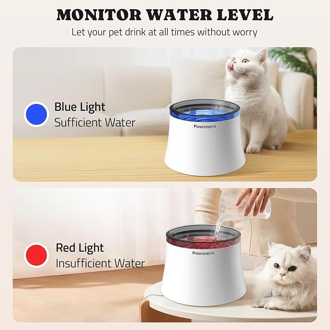 Pawtners 1 Gal/3.5L Dog Water Fountain, Automatic Dog Water Bowl Dispenser | - Image 8