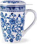 AmorArc Tea Cup With Infuser and Lid, 18oz Loose Leaf Tea Mug With Steeper | by AmorArc