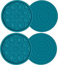 HFHOME Silicone Coasters Set, Bar Tabletop Protection by HFHOME