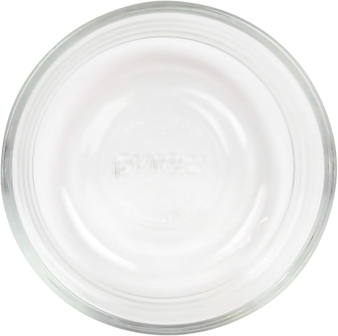 Pyrex 7202 Glass Bowl with Dark Blue Lid - Image 3