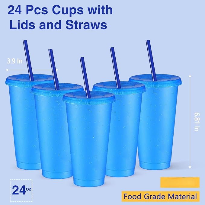 Amyhill 24 Pcs Reusable Cups - Image 2