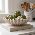 Decorative Bowl for Coffee Table, Modern Handcraft Ruffle Entryway Key Bowl | by FESTGLOX