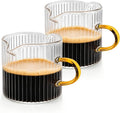 4OZ Glass Espresso Shot Cups Set by CUPLOOV