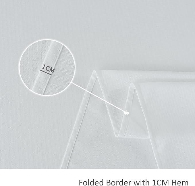 maxmill Tablecloth Weaved Texture Stain Resistant Waterproof, Wrinkle Resistant Washable Table Cloth, Fabric Table Cover for Dining Room, Indoor Outdoor Use, Rectangle 60 x 120 Inch, White