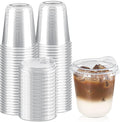 12 oz Round Bottom Clear Plastic Cups by Qeirudu
