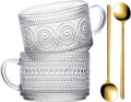 WHJY Vintage Glass Coffee Mugs by WHJY