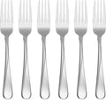 Oneida Silverware Set, Flight Everyday Flatware 6-Piece Dinner Fork Set by Oneida