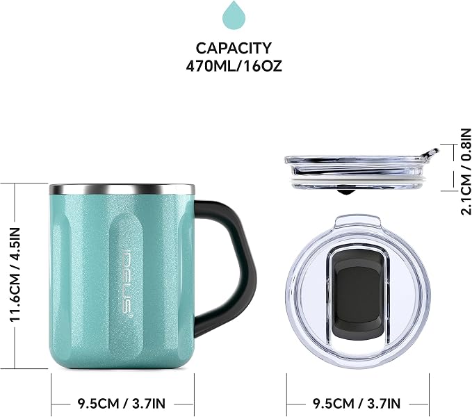 Ideus 16 oz Insulated Coffee Mug - Image 5