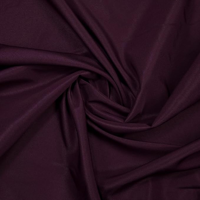 Gee Di Moda Rectangle Tablecloth - 60 x 102 Inch Eggplant Table Cloth for 6 Foot Rectangle Tables - Heavy Duty Washable Fabric - for Holiday Party, Dinner, Weddings, Baby Shower & Events