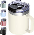 12oz Insulated Travel Coffee Mug by ALOUFEA