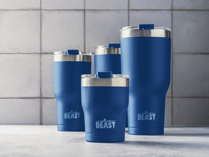 Beast 30 oz Tumbler Stainless Steel Vacuum Insulated Coffee Ice Cup Double Wall - Image 4