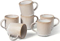 E-far 12 oz Coffee Mugs Set of 6, Stoneware Coffee Cups by E-far