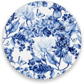 Coasters for Drinks Cup Coaster for Coffee Table Desk Round Cup Mat Cork Backing Home Decor Blue White Flowers Butterfly