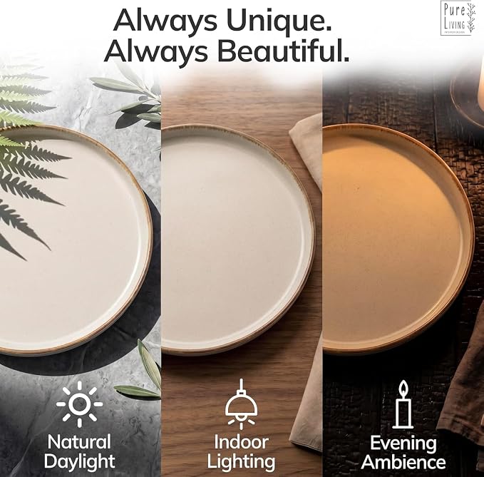 24 Piece Stoneware Dinnerware Set - Image 7