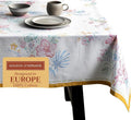 Maison d' Hermine Table Cloth Square Table 100% Cotton 60 x 60 Inches Tablecloth Reusable Decorative for Dining Room Farmhouse Home Valentines Day Decorations Spring Summer - Paradise Island