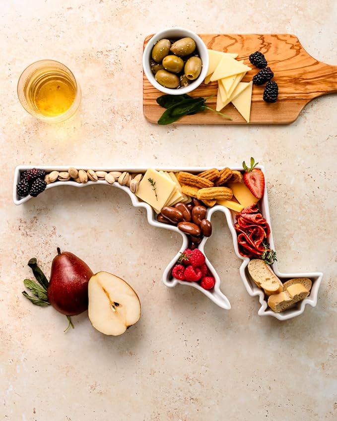Maryland Shaped Baking Dish Serving Platter or Decorative Tray Charming Porcelain Bakeware Oven Microwave and Dishwasher Safe