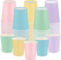 NatNarr 100 Pack Pastel Paper Cups, 9oz Pastel Party Cups | Rainbow Paper Cup by NatNarr