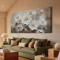 Anolyfi Vintage Flowers Canvas Wall Art Decor for Living Room, French Country Farmhouse Gallery Decorative Painting Large Artwork Picture for Hallway Bedroom Kitchen Office Home Decor 40"x20"