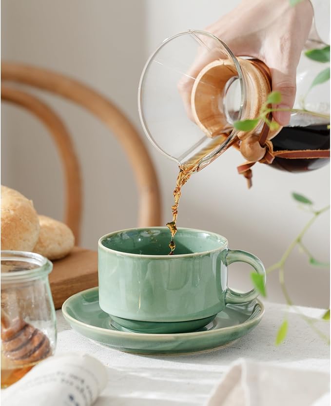 Ceramics 10oz Cappuccino Cups - Image 4