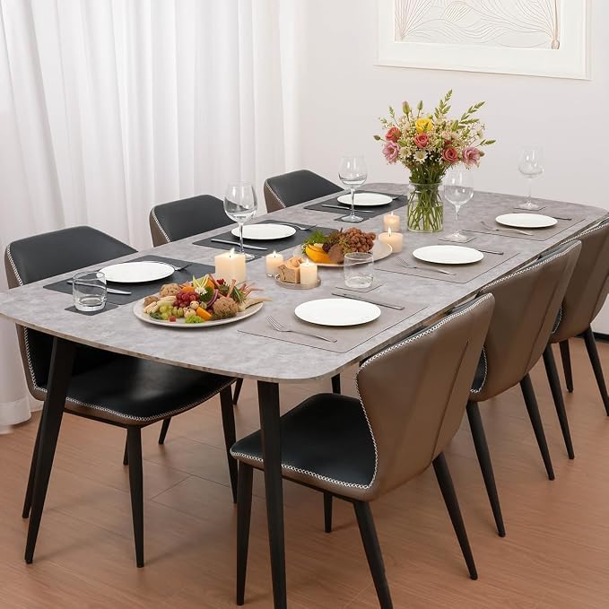 Vinyl Placemats Set of 6, Dual Sided Place Mats - Image 8