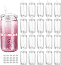 20 Pack Bulk 16oz Snow Globe Tumblers by Cuguords