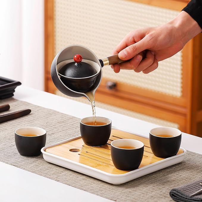 Chinese Tea Set, Chinese Gongfu Tea Set, Portable Teapot Set - Image 2
