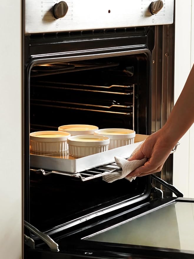 LE TAUCI Ramekins 4 OZ Oven Safe, Creme Brulee Ramekins, Pudding Custard Cups - Image 6