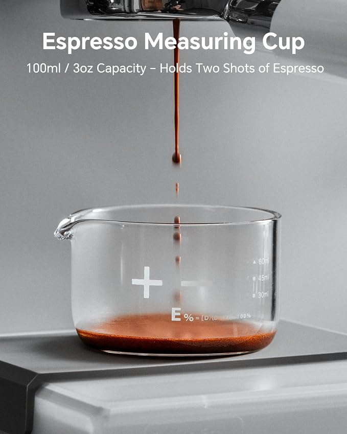 Espresso Shot Glass Measuring Cup, Handleless Compact Design - Image 3