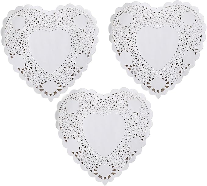 Heart Paper Doilies by Tim%26Lin