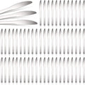 Therwen 64 Pieces Dinner Knives Set Stainless Steel Knife 8.43 Inches Silver by Therwen