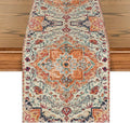 Artoid Mode Boho Bohemia Style Orange Table Runner, Country Rustic Farmhouse by ArtoidMode