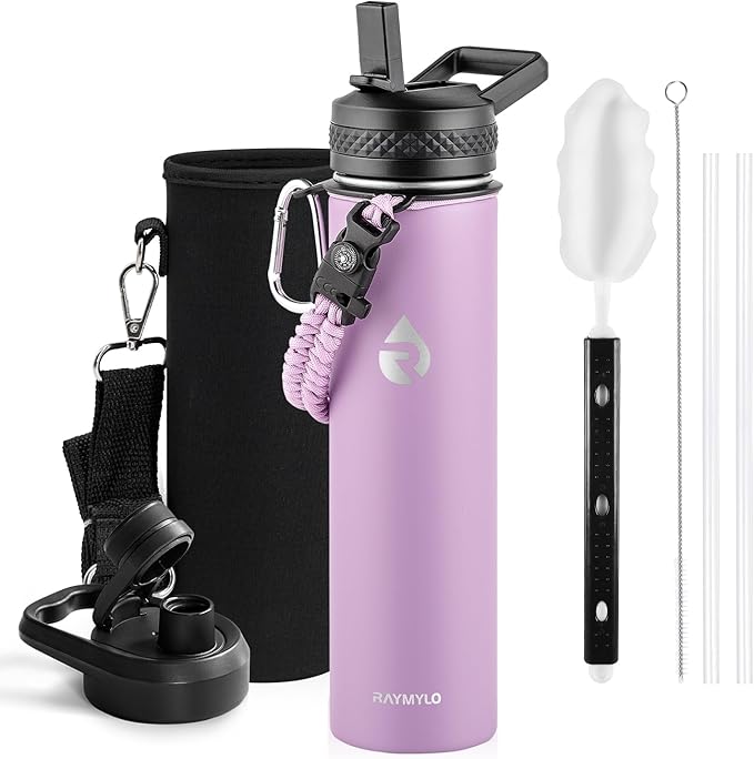RAYMYLO Insulated Water Bottle 24 oz, Triple Wall Vacuum Stainless Steel | by RAYMYLO