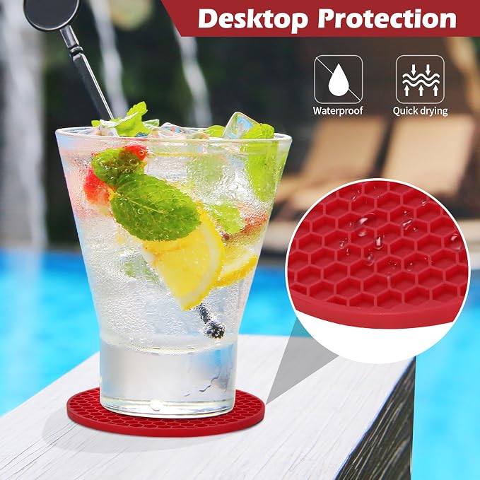 TWTLi Silicone Coasters Set of 12 - Image 4