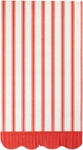 Red Striped Christmas Dinner Napkins, 4.25" x 7.75" Festive Holiday Table Décor by MyMindsEye
