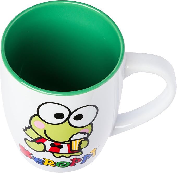 Silver Buffalo Sanrio Hello Kitty and Friends Keroppi, Ceramic Mug, 25oz | - Image 3