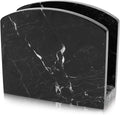 Radicaln Marble Napkin Holder 5.5" Inch Black Handmade Serviette Holder by RADICALn
