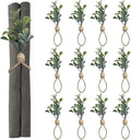 MAOANME Boho Eucalyptus Leaf Napkin Rings by MAONAME