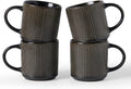 famiware Coffee Mug Set for 4, Star 12 oz Catering Mugs Cup Set by Famiware