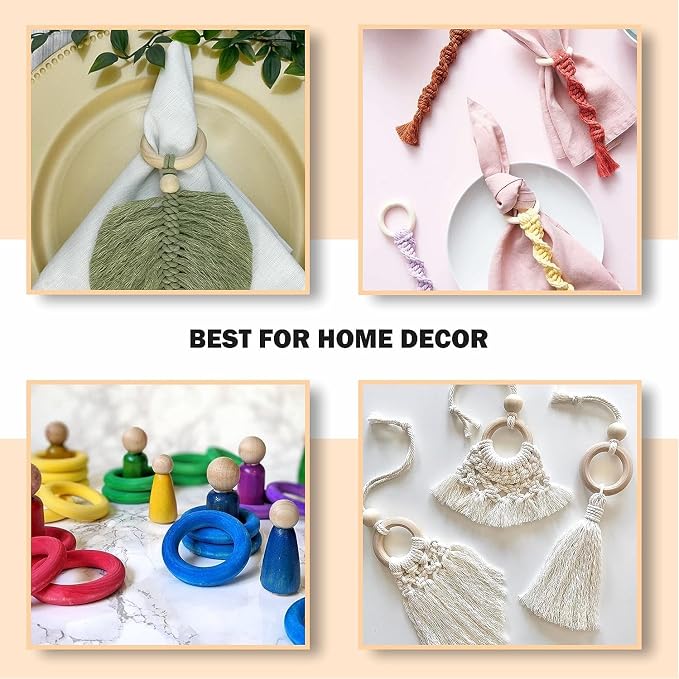 36 PCS Napkin Rings Dining Table Napkin Holder, Classic Everyday Use - Image 3