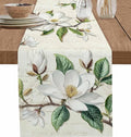 Vintage Floral Spring Table Runners 36 Inches Long, Rustic Botanical Table by Unknown