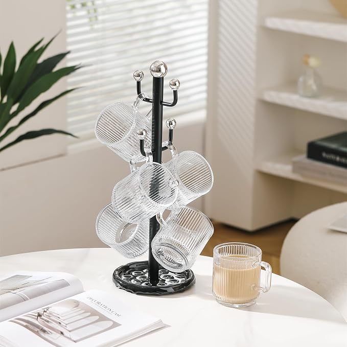 6 High-End Glass Coffee Mugs - Image 2