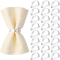 Suream 24 Packs Napkins Rings, Metal Napkin Holders by Suream