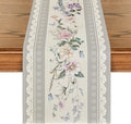 Artoid Mode Printed Lace Floral 210 GSM Spring Table Runner, Seasonal Summer by ArtoidMode