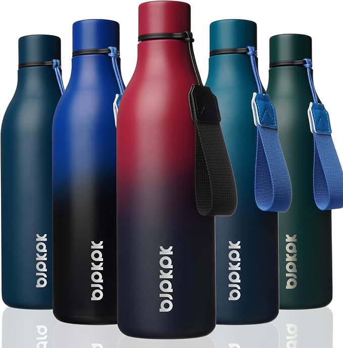 BJPKPK 25oz Insulated Water Bottle, Stainless Steel Bottle by BJPKPK